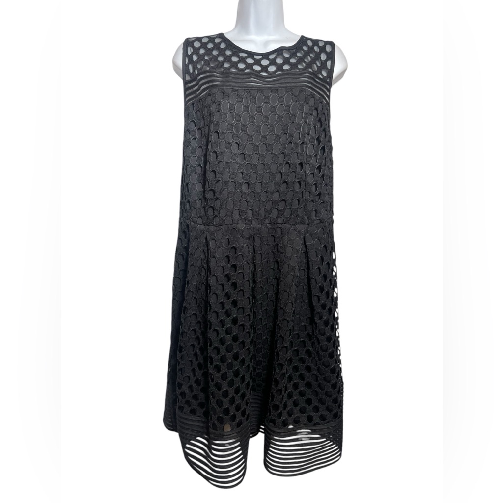Lane Bryant Dress Size 20 Stunning Black Cut Out Sleeveless Dress Perfect